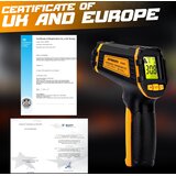SOVARCATE infrardeči termometer od −50 °C do 600 °C | Shoptok.si