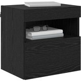 TV zidni ormari S LED lampica 2 pcs Crni hrast 40 x 30 x 40 cm | shoptok.hr