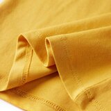  Dječja majica dugih rukava tamna oker boja 140 | shoptok.hr