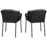 Bessagi Garden Set Vrtnih Stolov Leo, Siva, 2-Delno | Shoptok.si