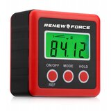  3v1 mizarski magnetni digitalni LCD kotomer DL134-RED Cene