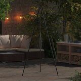  Tripod za logorsku vatru Crna 92 x 92 x 191,5 cm Čelik | Eponuda.ba