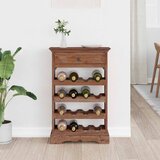  Stalak za vino 55 x 23 x 85 cm Čvrsto mahagonijsko drvo | shoptok.hr