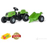 Rolly Toys traktor na pedale sa prikolicom rolly kid zeleni (012169) Cene