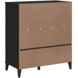  Regal za knjige VIKEN crni 80 x 40 x 90 cm konstruirano drvo | shoptok.hr