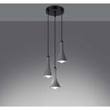  Sollux SL.1226 - Luster na sajli REA 3xE14/12W/230V beton | Eponuda.com