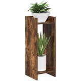  Stalak za biljke s policom 2 pcs Dimljeni Hrast 30 x 30 x 80 cm | shoptok.hr