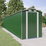 vidaXL Vrtna lopa zelena 192x1021x223 cm pocinkano jeklo | Shoptok.si