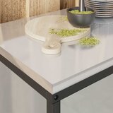  Kuhinjsko skladištenje HATTEM Srebrna 90 x 50 x 53 cm Čelik | Shoptok.si