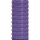 vidaXL Brisače za tuširanje 10 kos vijolična 70x140 cm 360 g/m² bombaž | Shoptok.si