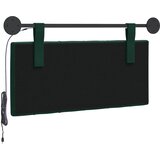  Viseće uzglavlje kreveta S LED svjetlom Tamnozelena Baršun | Eponuda.com