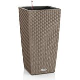 LECHUZA Okrasni lonec CUBICO Cottage 30 komplet - peščeno rjava | Shoptok.si