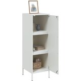  Visoka komoda bijela 36 x 39 x 113 cm čelična | Eponuda.com