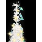  Umjetno božićno drvce 100 LED žarulja bijelo 150 cm | shoptok.hr