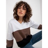 RUE PARIS Sweatshirt-RV-BL-8328.72-white-black | Shoptok.si