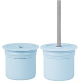 Minikoioi Sip+Snack Set komplet pribora za jelo za djecu Mineral Blue / Powder Grey Cijene