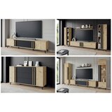 XXXL Dnevni Regal Helsinki 2, Barva Hrasta, 4-Delno | Shoptok.si
