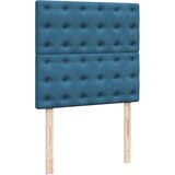 vidaXL box spring krevet s madracem plavi 90x190 cm baršunasti | shoptok.hr