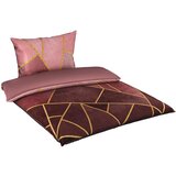 Esposa obojestranska posteljnina uni satin 240/220 cm saten sivovijolična | Shoptok.si