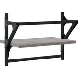  Zidne police s prečkama 2 kom boja hrasta sonome 40x25x30 cm | shoptok.hr