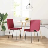 Furnova Jedilni stoli 2 kosa vinsko rdeče umetno usnje, (21929199) | Shoptok.si