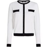 Karl Lagerfeld Kardigan crna / bijela Cijene
