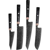  Set damaškovih kuhinjskih noževa RY-38068 - Crna KP38068 | shoptok.hr