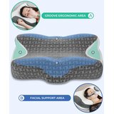 ELVIROS CPAP ergonomska cervikalna blazina iz spominske pene 60×41 cm | Shoptok.si