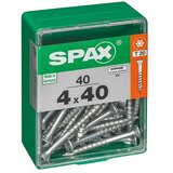 SPAX Univerzalni vijak T-Star plus (Ø x Do: 4 x 40 mm, Površina WIROX, T-Star plus, 40 kos) | Shoptok.si