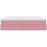  Krevet s madracem i skladištem Ružičasta 200 x 200 cm Baršun | shoptok.hr