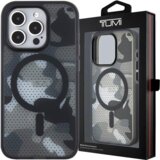 TUMI HARDCASE OVITEK ZA IPHONE 15 PRO 6.1 BLACK FROSTED CAMO ZA MAGSAFE, (21970574) Cene
