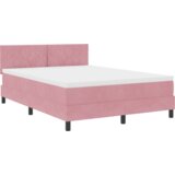 Box Spring Bed z matrico Roza 140x200 cm Žamet, (22053826) | Shoptok.si