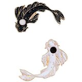 Generic 2 kosa risanih žebljičkov v obliki ribe, nahrbtnik, broška, greben, dodatki za oblačila, ogrlica, DIY Craft, (21126106) | Shoptok.si