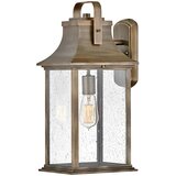 Quintiesse Hinkley Grant Zunanja stenska svetilka, polirana bronasta, IP44, (22100186) | Shoptok.si