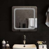  LED kopalniško ogledalo 50x50 cm, (20798431) | Shoptok.si