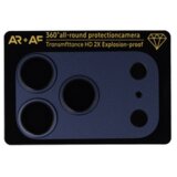 Onasi zaščitno steklo za kamero Full Cover 360°, HD, aluminijast okvir, Anti-Fingerprint za iPhone 17 Pro Max - modra Cene