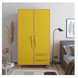 Hanah home Ormar CYRIA 100x190x52cm Hrast-Žuta | Eponuda.ba