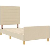  Okvir za krevet - Krem 90x200 cm Tkanina | shoptok.hr
