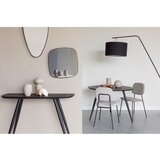 White Label Črna stoječa svetilka s tekstilnim senčilom (višina 220 cm) Martine – | Shoptok.si