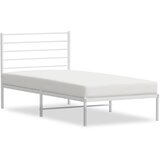  Metalni okvir za krevet s uzglavljem bijeli 100x200 cm | Eponuda.ba