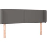  Uzglavlje s ušima sivi 147x16x78/88 cm od umjetne kože | shoptok.hr