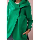 Kesi Short zip sweatshirt light green | shoptok.hr