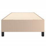  Okvir za krevet s oprugom boja cappuccina 80 x 200 cm od umjetne kože | shoptok.hr
