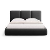 Mazzini Beds Tamno sivi baršunasti tapecirani bračni krevet s prostorom za odlaganje s podnicom 140x200 cm Brody – | shoptok.hr