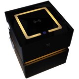  KX2634_1 pametni viseči nočni omarica – odtis prsta, brezžično polnjenje, Bluetooth, LED, črna | Shoptok.si