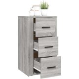  Komoda boja sivog hrasta 40 x 33 x 70 cm od konstruiranog drva | shoptok.hr