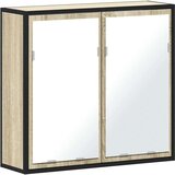 vidaXL kopalniška omarica z ogledalom sonoma hrast 65x20x60 cm | Shoptok.si