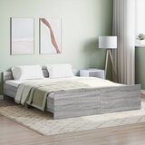 vidaXL Okvir kreveta s uzglavljem i podnožjem boja hrasta 150x200 cm Cijene