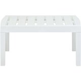 vidaXL Vrtni stol bijeli 78 x 55 x 38 cm plastični | shoptok.hr