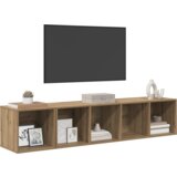vidaXL Set TV stalka s pohranom 2 pcs hrast artisan 37 x 37 x 142.5 cm | shoptok.hr